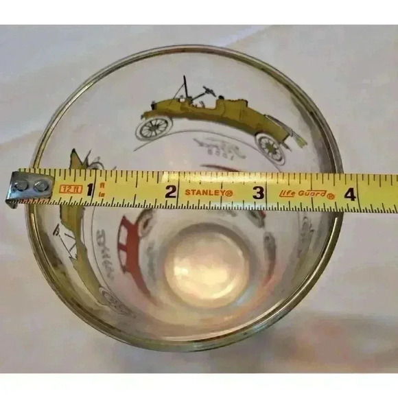 Vintage Hazel Atlas Cocktail Drink Shaker Mixer  Antique Car Design - Picture 4 of 7